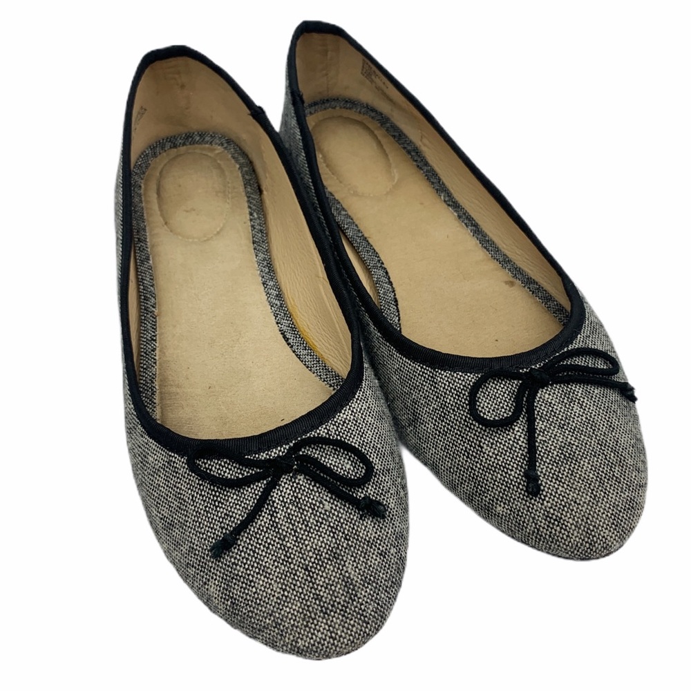 Rampage Balley Tweed Bow Flats